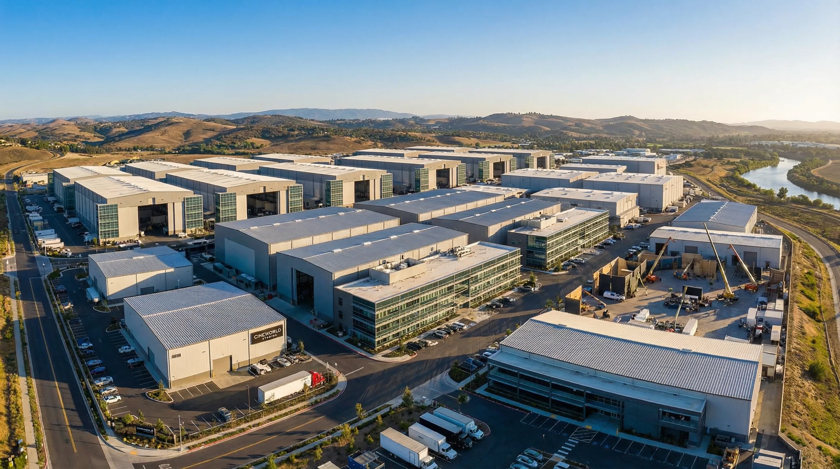 比安卡全球影视制作基地航拍全景